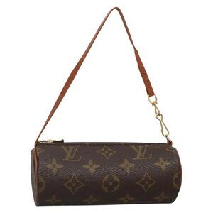 LOUIS VUITTON Monogram Papillon Pouch LV Auth